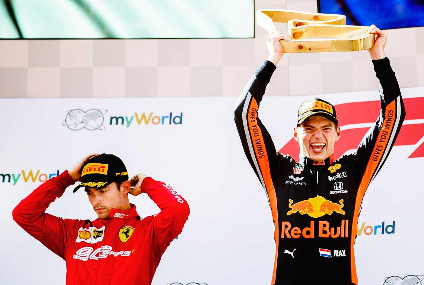 Max Verstappen wint Grand Prix Oostenrijk