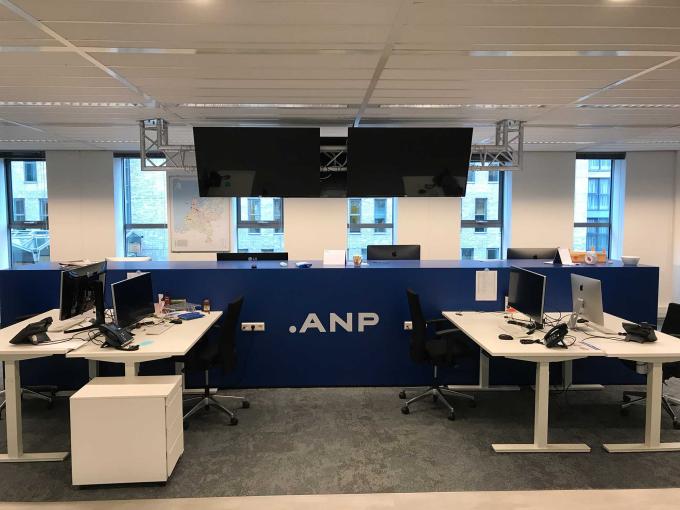 De lege fotoredactie van het ANP in Den Haag