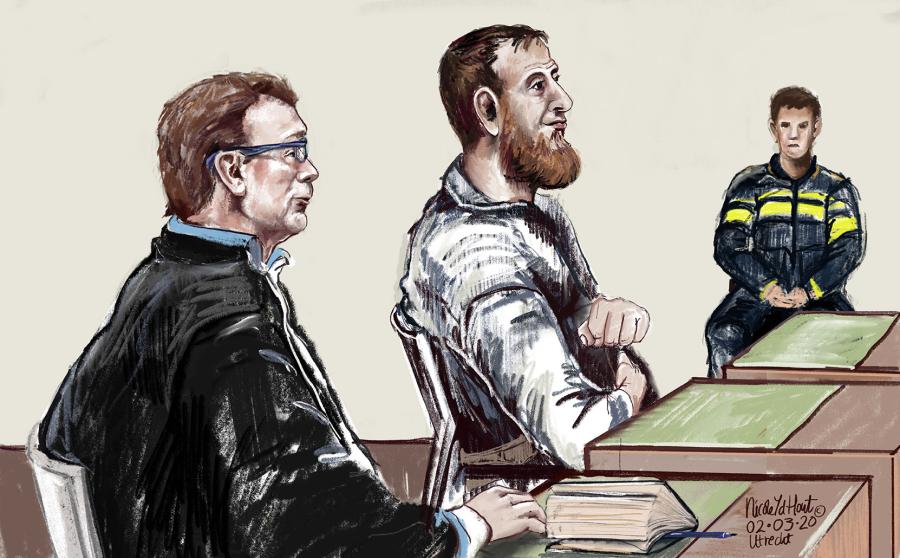 Rechtbanktekening Gökmen T.