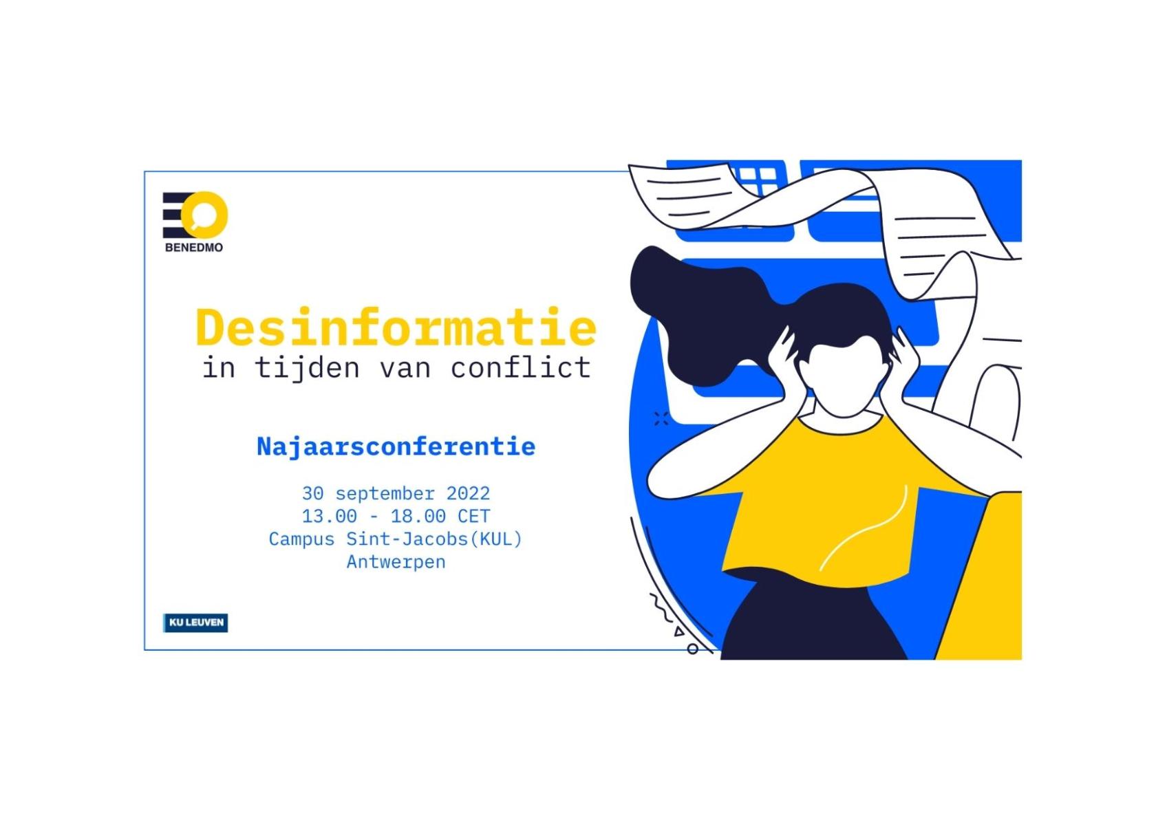 desinformatie, benedmo, conferentie, Antwerpen